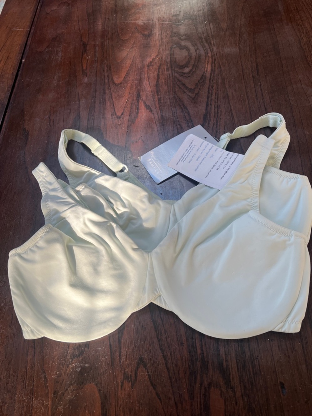 Two Light mint color Full Coverage under wire  Bra with Supportive Cups.